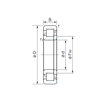 NUP 213 NACHI Cylindrical Roller Bearings