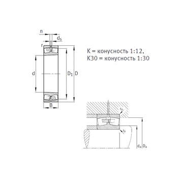 23084-B-K-MB FAG Spherical Roller Bearings