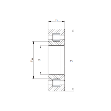 NUP5232 CX Cylindrical Roller Bearings #1 small image