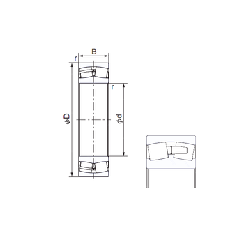 23964E NACHI Cylindrical Roller Bearings #1 image